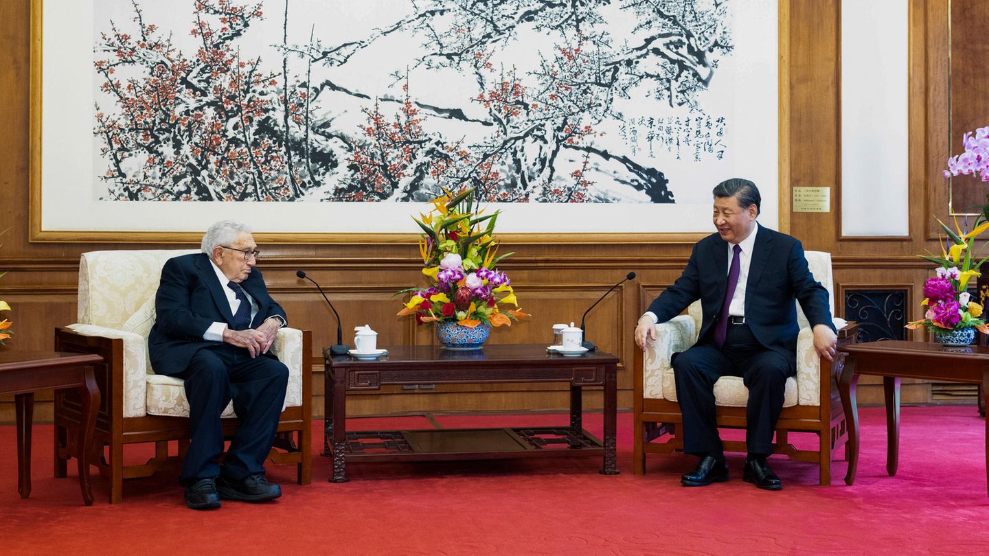 Im Juli war Kissinger noch einmal zu Gast in Peking.
