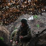 Donetsk, Ukraine: Soldaten an der Front