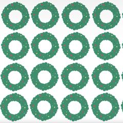 Weihnachtliches Suchbild: Augentest: Welcher Kranz ist anders?