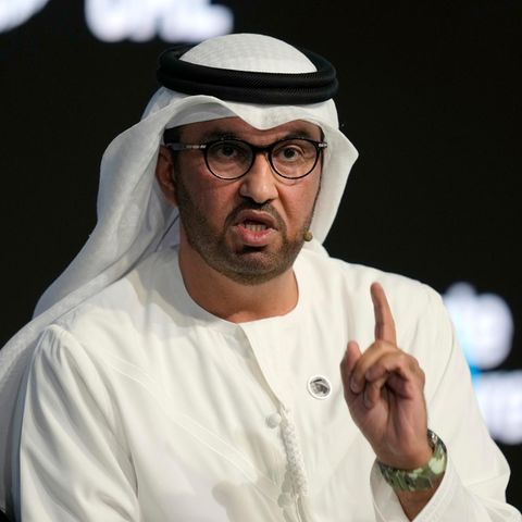 Sultan Ahmed al-Dschaber ist Chef des staatlichen Ölkonzerns Adnoc und leitet die 28. Weltklimakonferenz