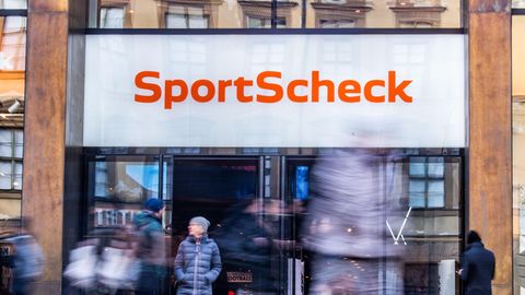 Die SportScheck-Filiale in München (Archivbild): Alle Filialen arbeiten vorerst ganz normal weiter