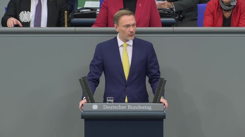 Video: "Schaffen Rechtssicherheit" - Lindner bringt Nachtragshaushalt 2023 ein