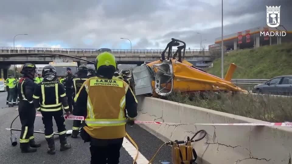 Video: Helikopter-Crash - mit Schutzengel an Bord