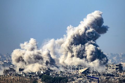 Nach Ende der Feuerpause am Freitagmorgen gab es wieder heftige Gefechte in Gaza