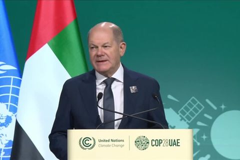 Video: Scholz wirbt auf COP28 für verbindliche Ziele