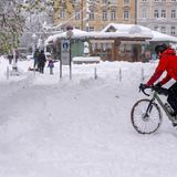 Schneechaos in Süddeutschland