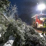 Schneechaos in Süddeutschland