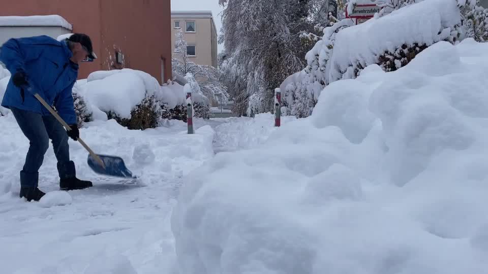 Video: Bayern im Winter-Unwettermodus Video: Bayern im Winter-Unwettermodus