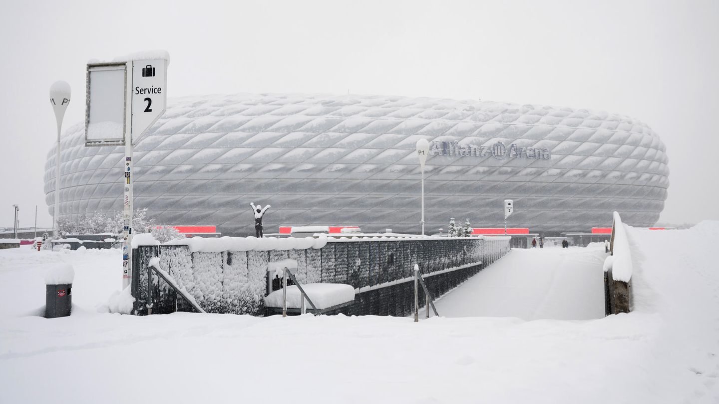 Schneechaos in Süddeutschland
