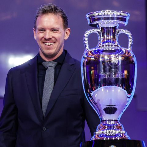 DFB-Coach Julian Nagelsmann bei der Gruppen-Auslosung für die EM 2024 in Hamburg