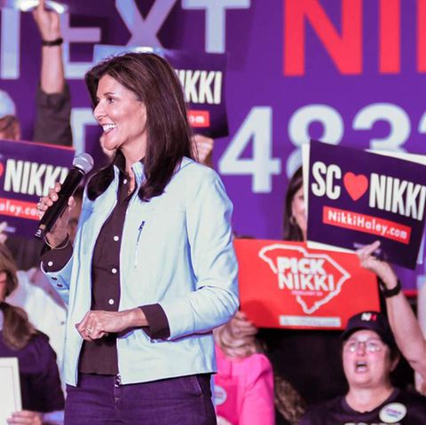 Nikki Haley: die ehemalige Gouverneurin von South Carolina ist die einzige Frau im Bewerberfeld der Republikaner