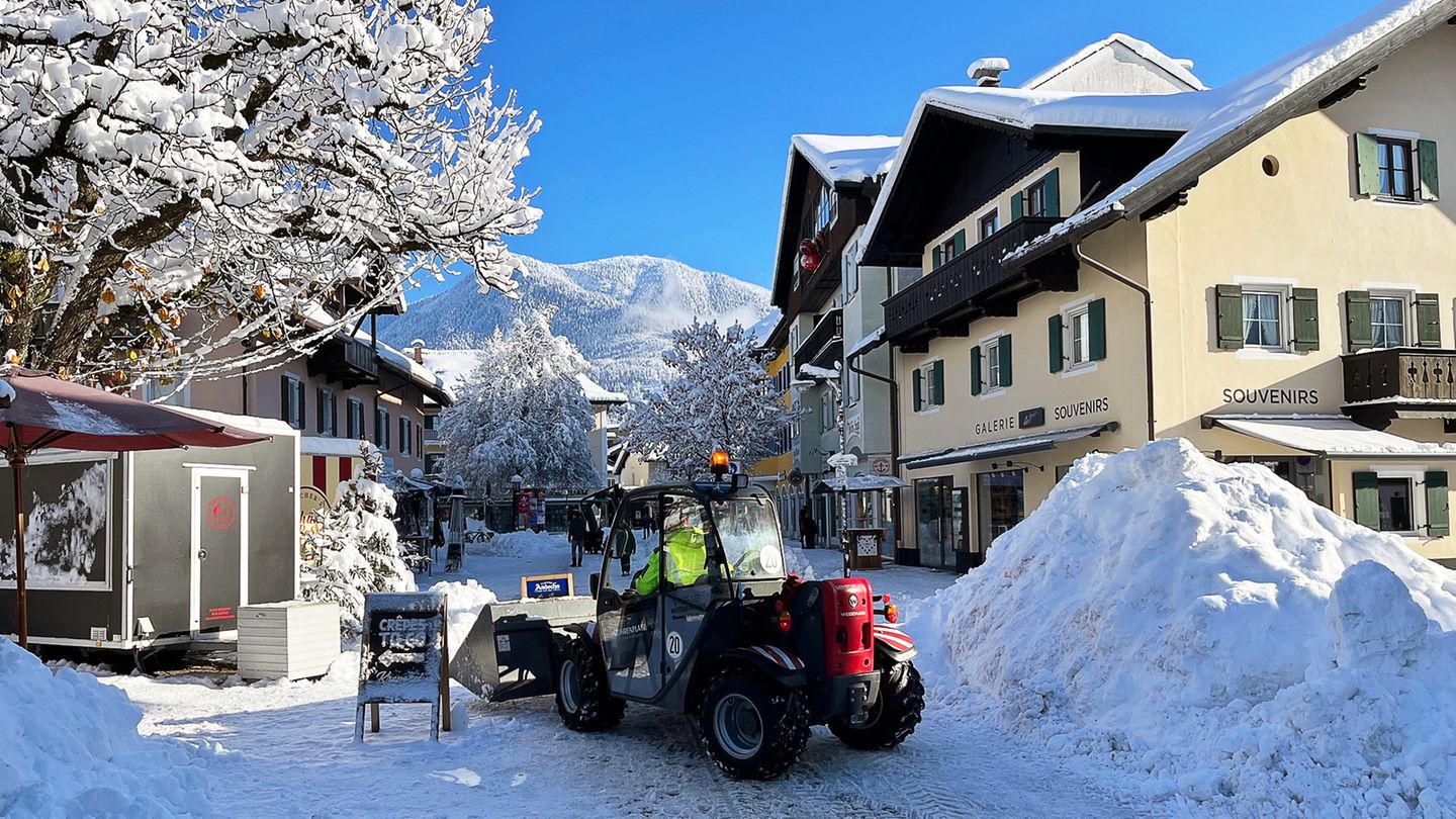 Winterwetter in Garmisch-Partenkirchen