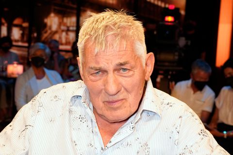 Heinz Hoenig  2022 in der Talkshow 'Riverboat'.