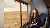 Leah Hazlett im California Zephyr