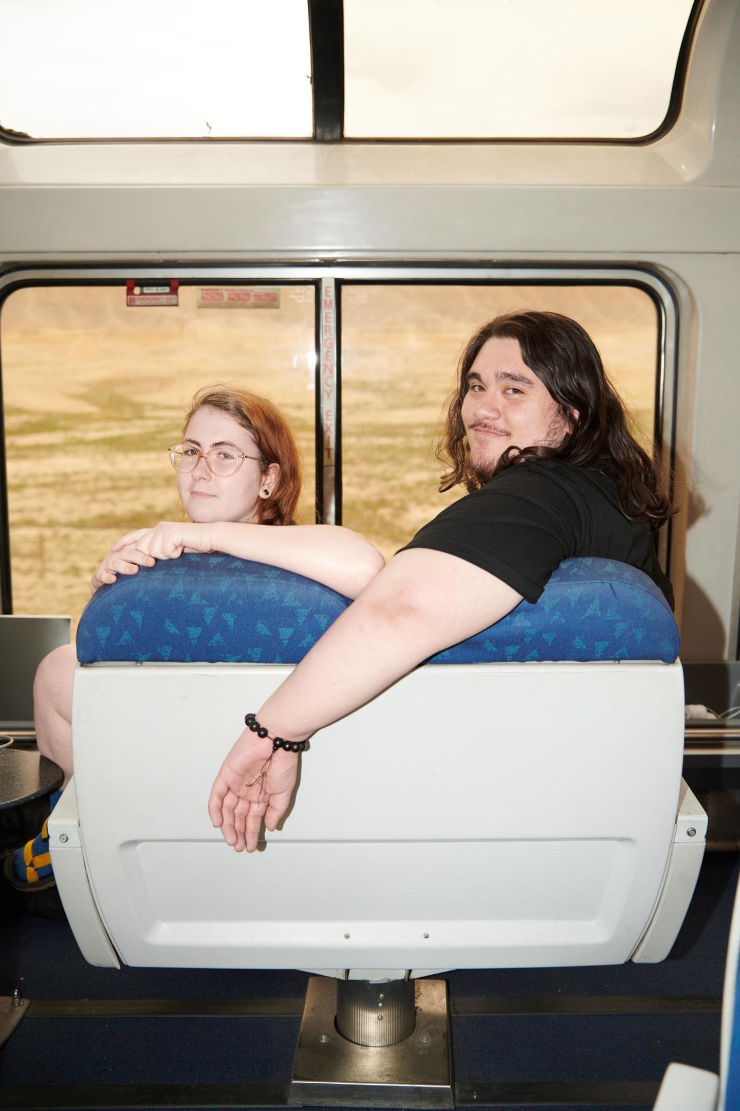 Gianna Backner und Roberto Windschettel im California Zephyr Gianna Backner und Roberto Windschettel im California Zephyr