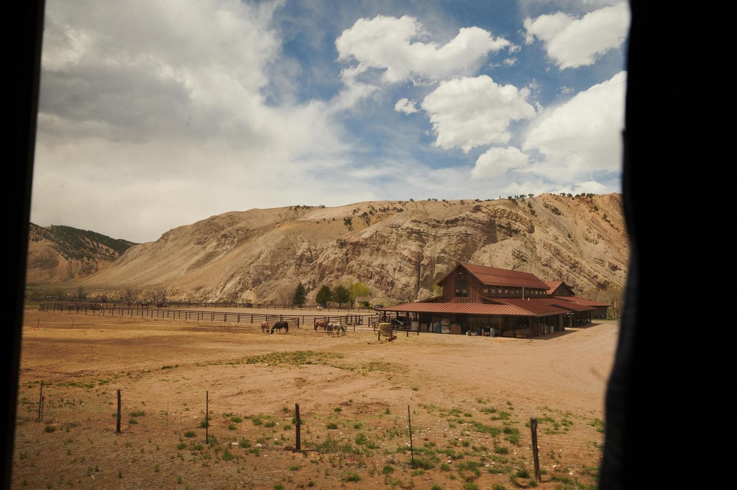 Eine Farm nahe Glenwood Springs im Bundesstaat Colorado