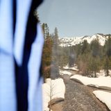 Die Sierra Mountains aus dem Zugfenster des California Zephyr