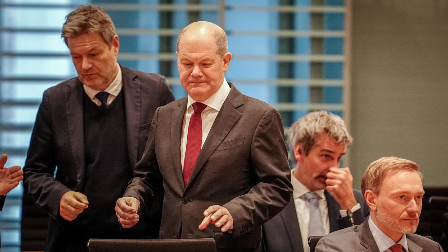 Robert Habeck, Olaf Scholz und Christian Lindner