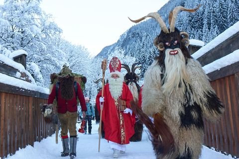 Nikolaus und Krampus in Bad Gastein