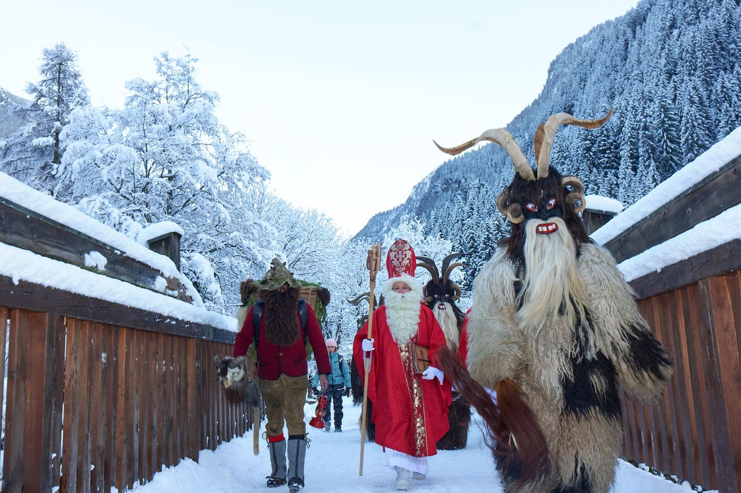 Nikolaus und Krampus in Bad Gastein