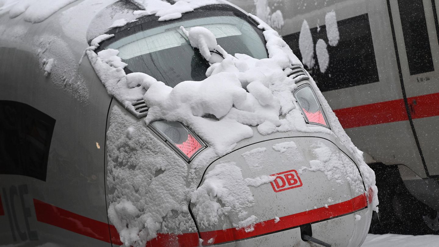 Lahmgelegt: Der Wintereinbruch sorgte vor allem im Süden teils massive Ausfälle im Zugverkehr