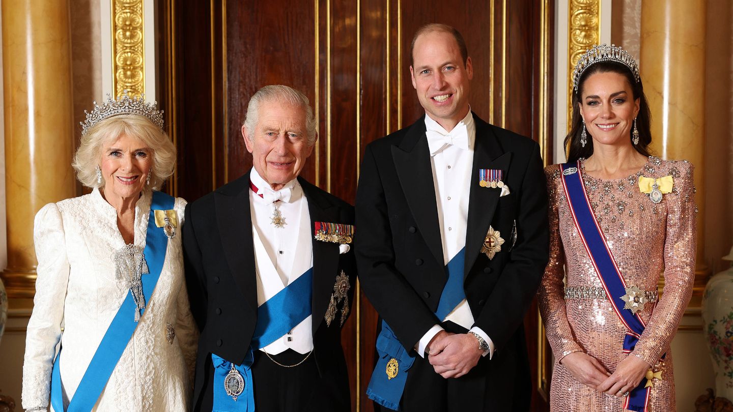 Christmas reception with the British royals with hidden messages