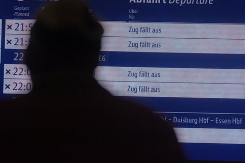Platz 8: Bahnstreik