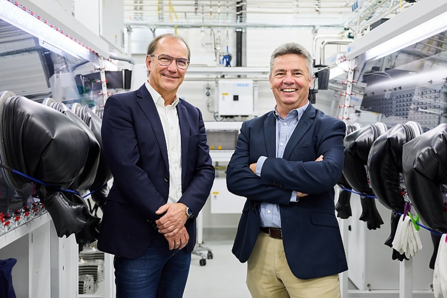 BMW Batterieexperten Kurt Vandeputte und Peter Lamp