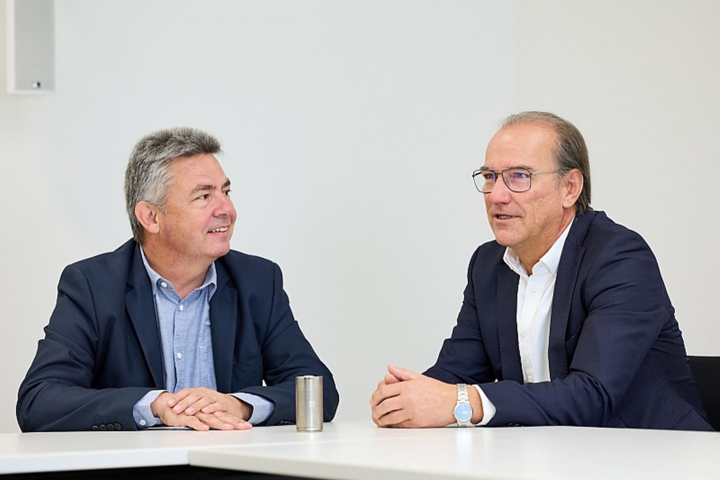 BMW Batterieexperten Kurt Vandeputte und Peter Lamp