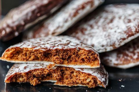 Heller, geteilter Lebkuchen