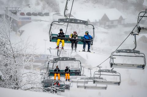 Ein Sessellift in Winterberg in Deutschland (Symbolbild)