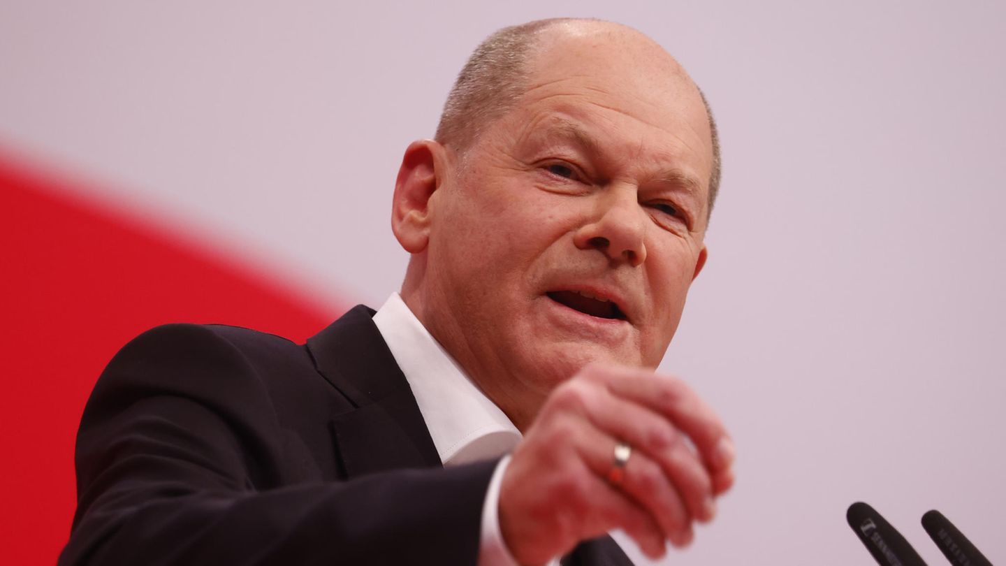 SPD party conference: Scholz – “No dismantling of the welfare state in Germany”