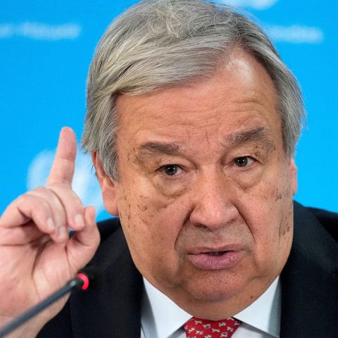 António Guterres spricht während eines Besuchs im UN-Büro in Nairobi