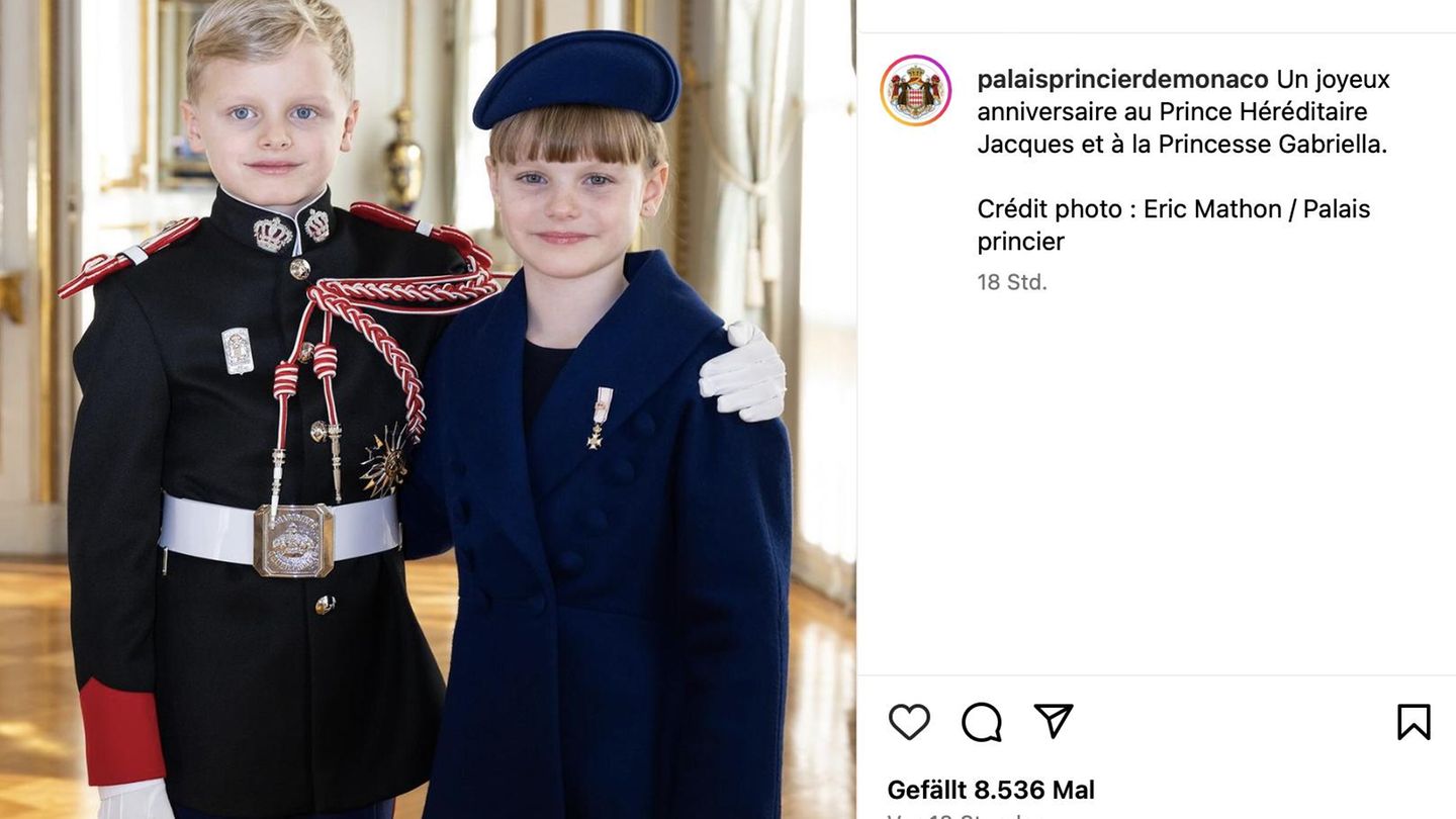 People of today: Have they grown up!  New photo of Monaco’s twins on their 9th birthday