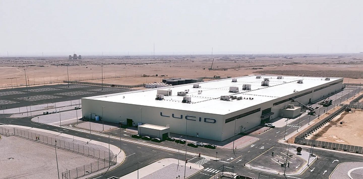 Lucid-Fabrik in Saudi-Arabien