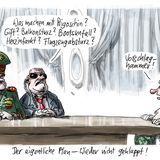 Jahrbuch: Kriege, Krisen und Ampelchaos: Karikaturist Klaus Stuttmann blickt auf 2023 zurück