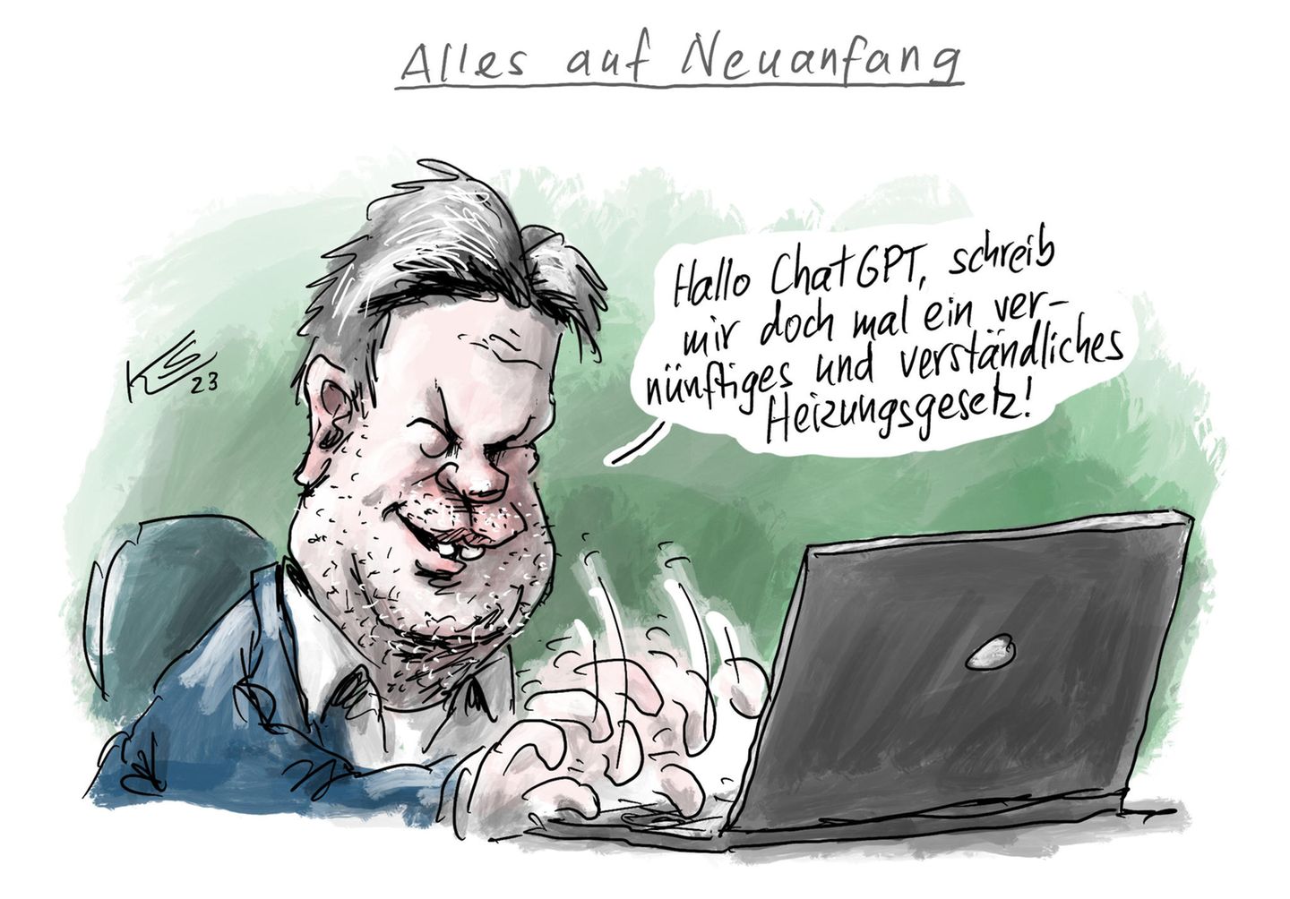 Jahrbuch: Kriege, Krisen und Ampelchaos: Karikaturist Klaus Stuttmann blickt auf 2023 zurück