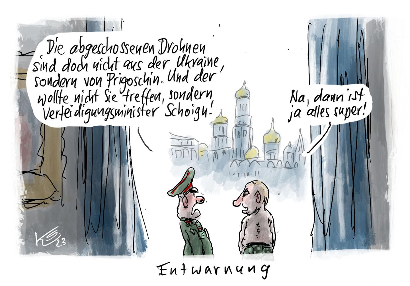 Jahrbuch: Kriege, Krisen und Ampelchaos: Karikaturist Klaus Stuttmann blickt auf 2023 zurück