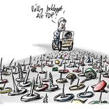Jahrbuch: Kriege, Krisen und Ampelchaos: Karikaturist Klaus Stuttmann blickt auf 2023 zurück