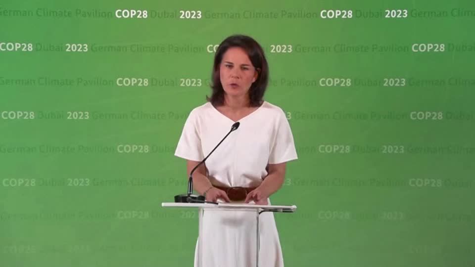 Video: Baerbock zu COP-Entwurf - "Können Text nicht unterstützen"