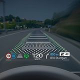 Porsche Macan E 2024 Head-up-Display