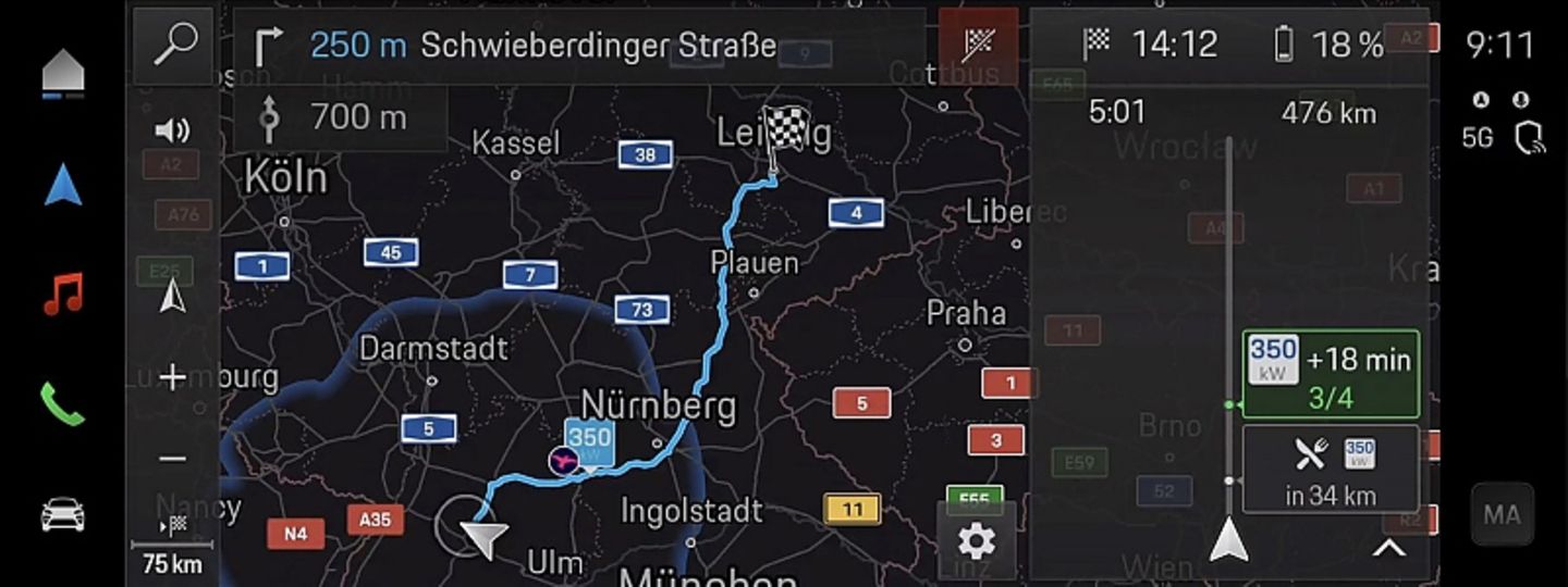 Porsche Macan E 2024 Navigation