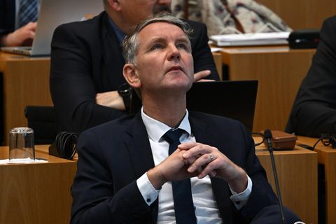 Sein Landesverband wird vom Verfassungsschutz als gesichert rechtsextrem bezeichnet: der thüringische AfD-Chef Björn Höcke