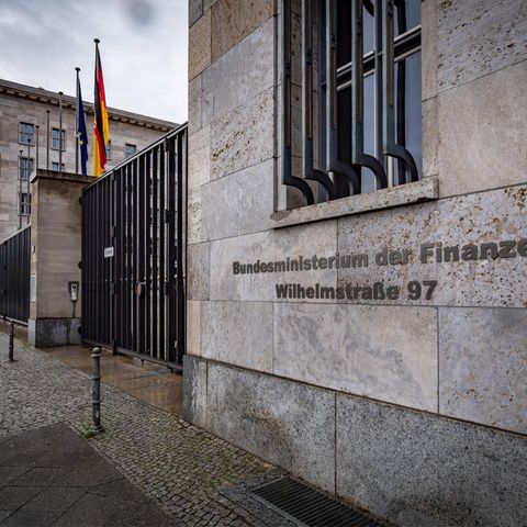 Das Bundesfinanzministerium in Berlin