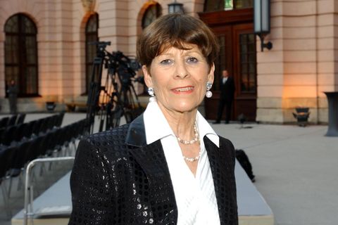 Juliane Weber kommt im Jahr 2006 zu einer Gala in Berlin anlässlich des 75. Geburtstags von Helmut Kohl