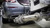 Abgasmessung bei Mercedes