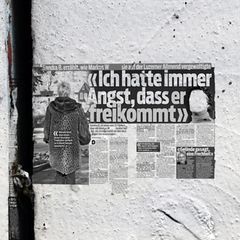 Ausschnitt eines Zeitungsberichts zu einer von W. begangenen Vergewaltigung