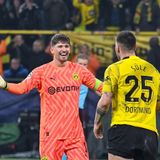 Torwart Kobel kann es ebenfalls kaum glauben und freut sich mit dem Retter. Am Ende trennen sich der BVB und PSG in einem spannenden Spiel mit 1:1. Paris hat Glück, dass Newcastle zeitgleich Milan unterliegt. PSG schafft dadurch auf dem zweiten Tabellenplatz den Einzug in das Achtelfinale – hinter Gruppensieger Dortmund.  
