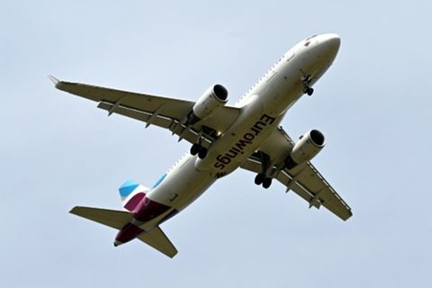 Flugzeug der Lufthansatochter Eurowings