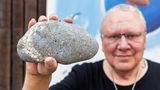 66 Millionen Jahre alter versteinerter Seestern, entdeckt von einem Hobby-Paläontologen am Ostseestrand